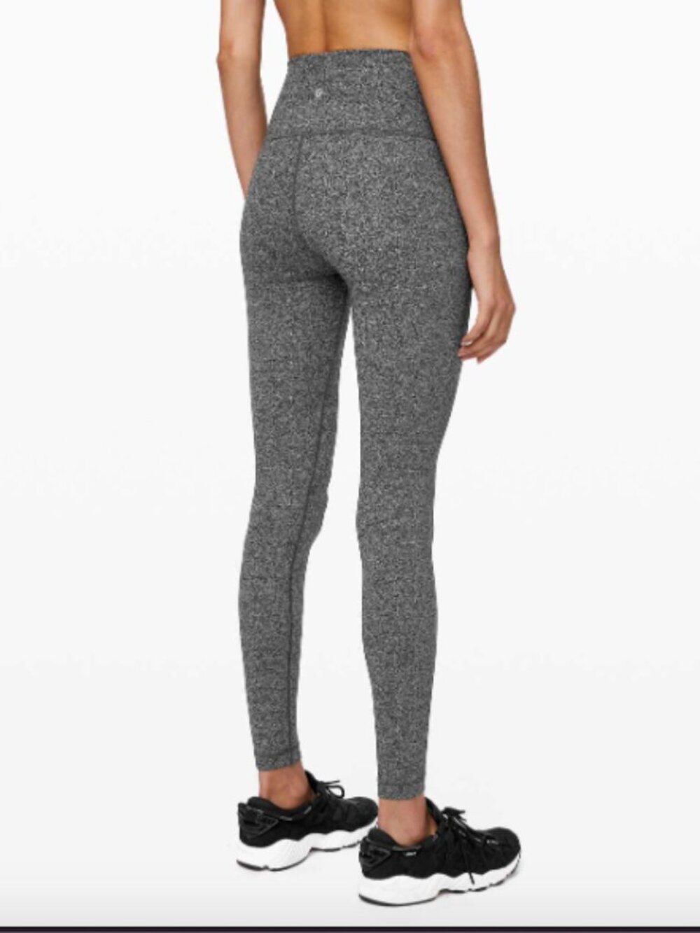 Lululemon Wunder Under High-Rise Tight 28" Sz: 8 Gray Leggings
